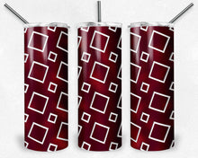 Load image into Gallery viewer, Burgundy White Sports colors Background