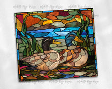Load image into Gallery viewer, Ducks Stained Glass
