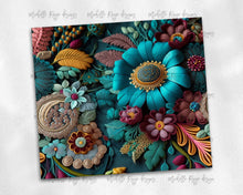 Load image into Gallery viewer, Embroidered Boho Flowers
