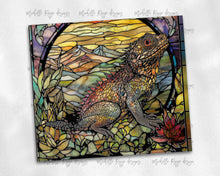 Load image into Gallery viewer, Iguana Stained Glass