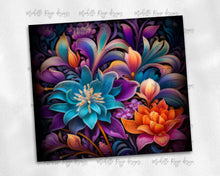 Load image into Gallery viewer, Kaleidoscope psychedelic rainbow flowers 2