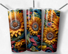 Load image into Gallery viewer, 3D Abstract Clay Sunflowers