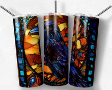 Load image into Gallery viewer, Raven in Stained Glass Design