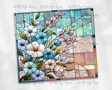 Load image into Gallery viewer, Stained Glass Pastel Flowers