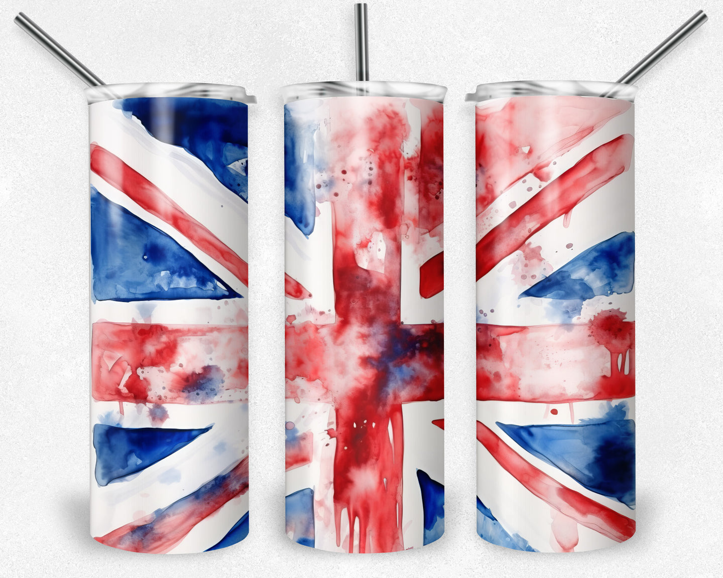 Union Jack Watercolor Flag