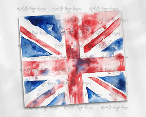 Union Jack Watercolor Flag