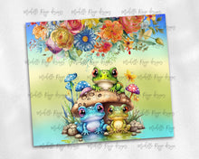 Load image into Gallery viewer, Frogs and Flowers Watercolor