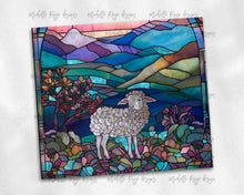 Load image into Gallery viewer, Babydoll Sheep Stained Glass