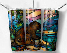 Load image into Gallery viewer, Beaver Stained Glass