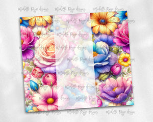 Bright watercolor flower 101 match the mom names 101A