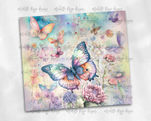 Load image into Gallery viewer, Pastel Watercolor Butterflies