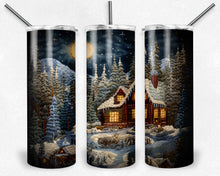 Load image into Gallery viewer, Cabin in the Woods Embroidered Design