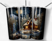 Load image into Gallery viewer, Cabin in the Woods Embroidered Design