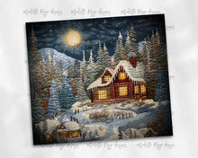 Load image into Gallery viewer, Cabin in the Woods Embroidered Design