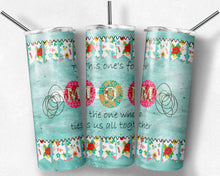 Load image into Gallery viewer, This one&#39;s for Mom Fabric and Floral Tumbler