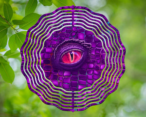 dragon scales purple background wind spinner
