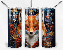 Load image into Gallery viewer, Fox Embroidered Design