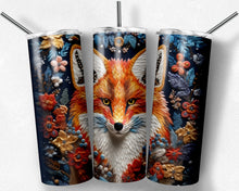 Load image into Gallery viewer, Fox Embroidered Design