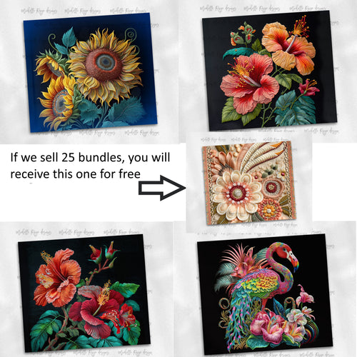 Embroidery and texture bundle