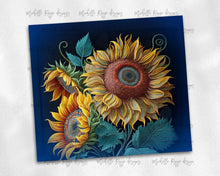 Load image into Gallery viewer, Embroidered Sunflowers
