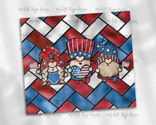 Load image into Gallery viewer, 4th of July Stained Glass Gnomes
