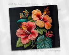 Load image into Gallery viewer, Embroidered Hibiscus