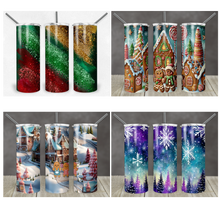Load image into Gallery viewer, Christmas Drive Tumblers by Melissa &amp; Michelle Raye Design 2023- Limited Time on Sale