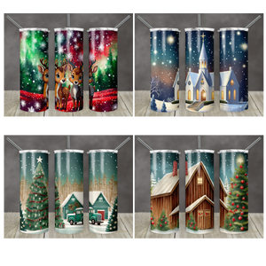 Christmas Drive Tumblers by Melissa & Michelle Raye Design 2023- Limited Time on Sale