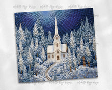 Load image into Gallery viewer, Church Night Sky Embroidered Design