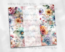 Load image into Gallery viewer, Pastel Watercolor flowers  105 matches  the mom names 105b