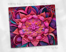 Load image into Gallery viewer, psychedelic pink and coral flowers 2