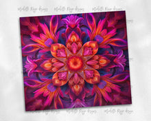 Load image into Gallery viewer, psychedelic pink and coral flowers 3