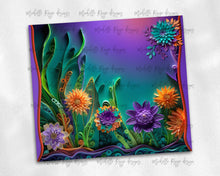 Load image into Gallery viewer, Orange and Purple Flowers - quilling design paper flowers