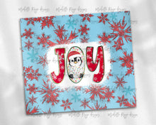 Load image into Gallery viewer, Christmas Penguin JOY Tumbler Design