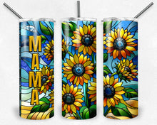 Load image into Gallery viewer, MAMA Stained Glass Sunflowers