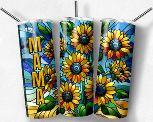 MAMA Stained Glass Sunflowers