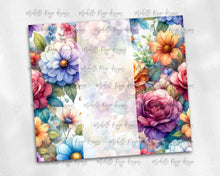 Load image into Gallery viewer, Watercolor white Bright flowers 102  matches  the mom names 102b