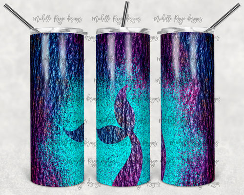 Teal and Purple Mermaid Tail