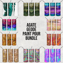 Load image into Gallery viewer, Agate Geode Paint Pour Bundle - Limited Time