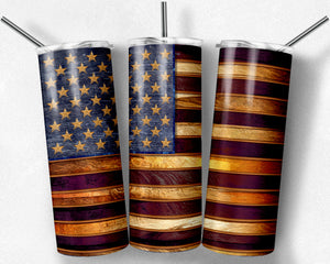 American Flag Wood Design