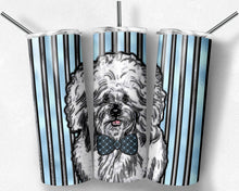 Load image into Gallery viewer, Bichon Frise Dog Male Stained Glass