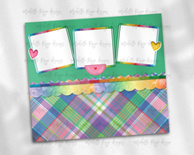 Load image into Gallery viewer, Bright Plaid with Picture Frames