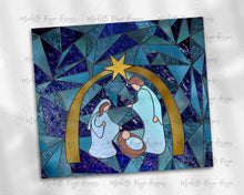 Load image into Gallery viewer, Baby Jesus Nativity Scene Stained Glass