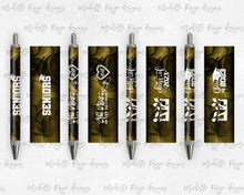 Load image into Gallery viewer, 2023 Graduation Black and Gold Pen Wraps Set 4
