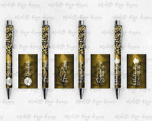 Load image into Gallery viewer, 2023 Graduation Black and Gold Pen Wraps Set 1