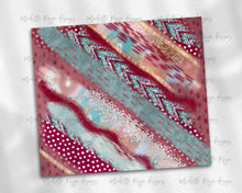 Load image into Gallery viewer, Red Teal and Gold Boho Milky Way