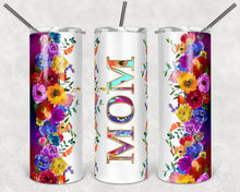 Load image into Gallery viewer, Bright Floral Blank with Mom and Grandmom PNG Overlays