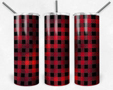 Load image into Gallery viewer, Buffalo Plaid Stained Glass