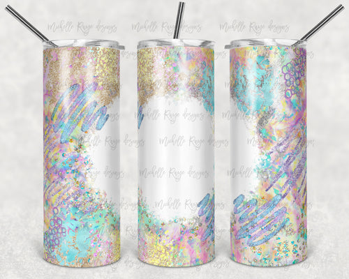 Pastel Scribbles Blank