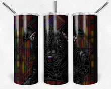 Load image into Gallery viewer, Chiweenie Black Dog Stained Glass